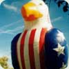 Advertising inflatables eagle - Eagle Inflatables and other Patriotic inflatables for sale and rent.