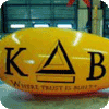 advertising blimp with KB Home logo